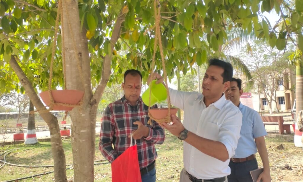 कलेक्टर स्वप्निल ने ‘दाना-पानी अभियान’ में रखे सकोरे