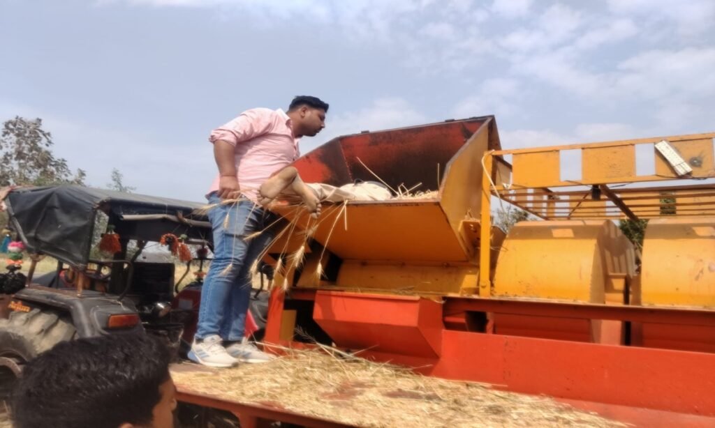 थ्रेसर में फंसने से किसान की दर्दनाक मौत, गेहूं निकालते समय हुआ हादसा