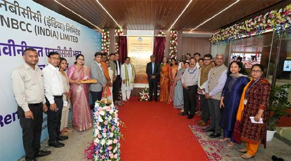 लोधी रोड स्थित एनबीसीसी मुख्यालय के अत्याधुनिक कार्यालय परिसर का उद्घाटन