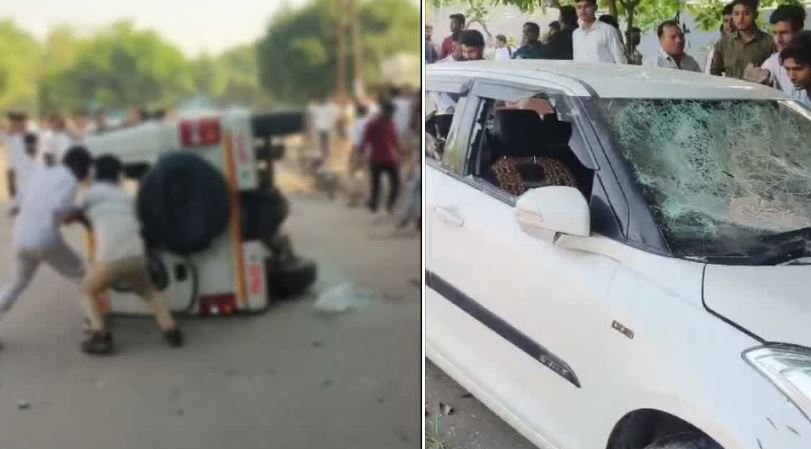 नोएडा फेज-2 में वेतन वृद्धि को लेकर कर्मचारियों का उग्र प्रदर्शन, प्रदर्शनकारियों ने गाड़ियों में लगाई आग और जमकर की पत्थरबाजी, भारी पुलिस बल तैनात