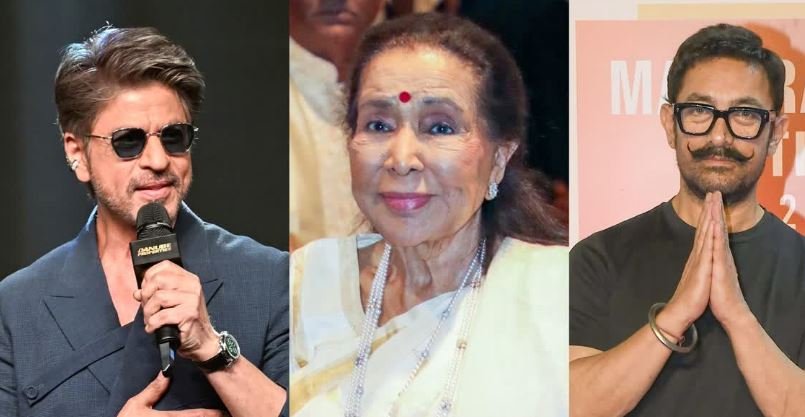 आशा भोसले के निधन से बॉलीवुड में शोक की लहर, शाहरुख और आमिर खान ने दी भावभीनी श्रद्धांजलि, कहा— संगीत के एक महान युग का हुआ अंत