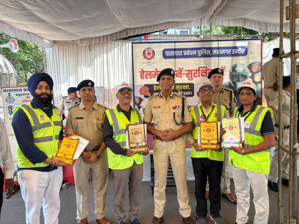 शहर में ट्रैफिक प्रहरी अभियान को मिल रहा जनसमर्थन अब तक 3350 नागरिक जुड़े