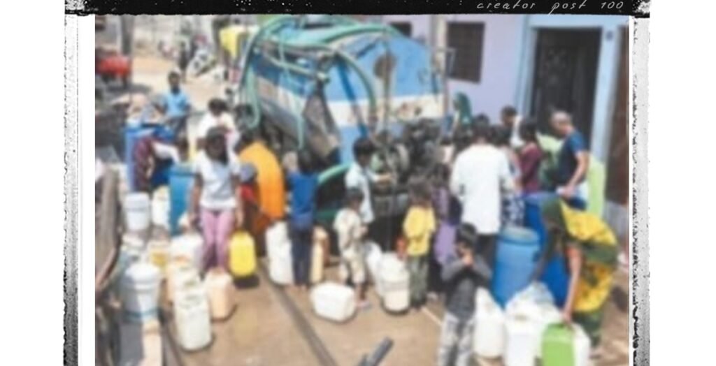 करैया खेड़ा की आचार्य कॉलोनी में गहराया जल संकट, टैंकरों पर निर्भर लोग; समाधान नहीं हुआ तो आंदोलन