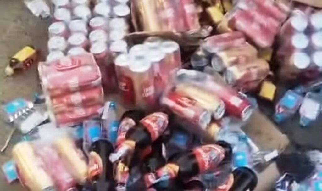 टूसाखांड़ गांव में पकड़ी गई भारी मात्रा देशी-विदेशी में शराब