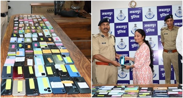 150 गुमे मोबाइल सायबर सेल ने ढूंढ निकाले