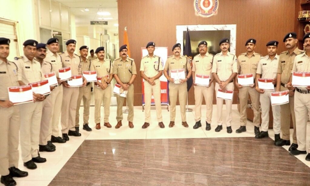 अपहरण-फिरौती केस सुलझाने वाली टीम समेत 28 पुलिसकर्मी सम्मानित