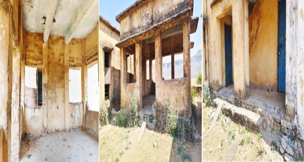 जर्जर विद्यालय भवन में पढ़ाई, नए भवन की मांग
