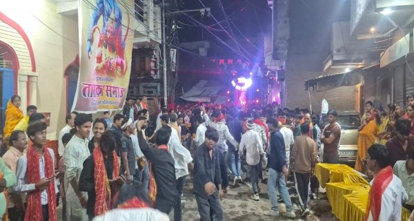 हनुमान प्रकटोत्सव पर दमोह में भव्य शोभायात्रा, गौरीशंकर मंदिर पहुंचकर हुआ समापन