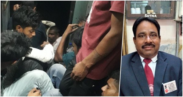 सतना जंक्शन में प्रवासी मजदूरों की वापसी से ट्रेनों में भीड़ बढ़ी