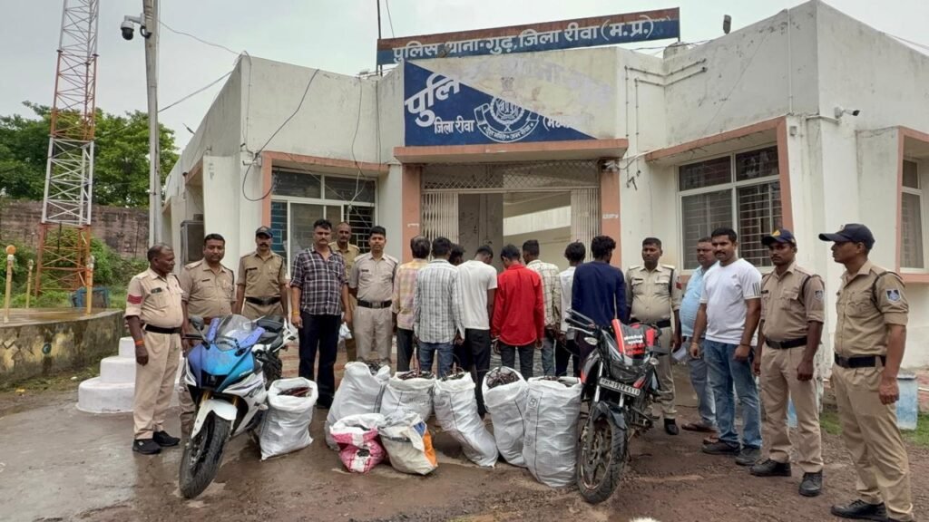 गुढ़ पुलिस को मिली बड़ी सफलता सोलर प्लांट से लगातार कॉपर वायर चोरी करने वाले गिरोह का पर्दाफाश कबाड़ी सहित 8 आरोपी गिरफ्तार