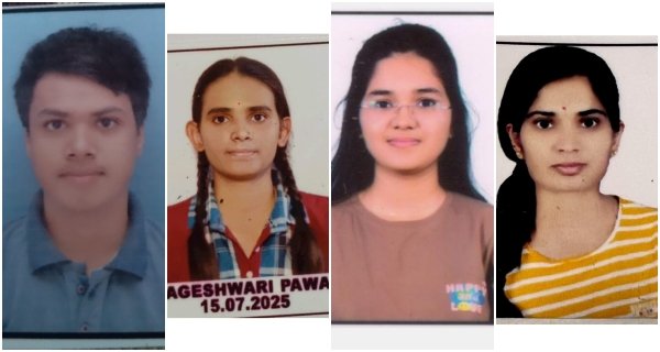 पात्रता परीक्षा में सफल पांढुरना के चार छात्र अब उच्च शिक्षा ग्रहण करने हरिद्वार के देव संस्कृति विश्वविद्यालय जाएंगे