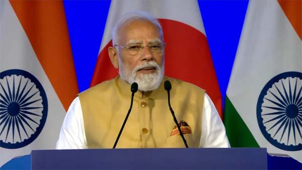 मोदी ने जापानी कंपनियों के समक्ष भारत में दस साल में 10 लाख करोड़ येन के निवेश का लक्ष्य रखा, कारोबार में आसानी का दिया आश्वासन