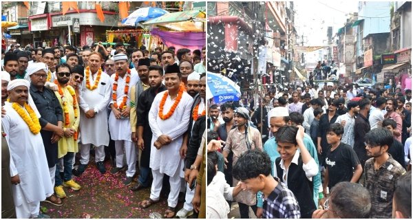 अकीदत व भाईचारे के साथ मना ईद-ए-मिलाद-उन-नबी, शहर में निकला जुलूस-ए-मोहम्मदी
