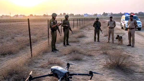 पाकिस्तान की ओर से ड्रोन से गिरायी गयी हेरोइन पकड़वाने वाला किसान सम्मानित