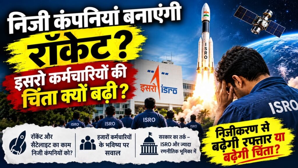 निजी कंपनियां बनाएंगी रॉकेट? इसरो कर्मचारियों की चिंता क्यों बढ़ी?