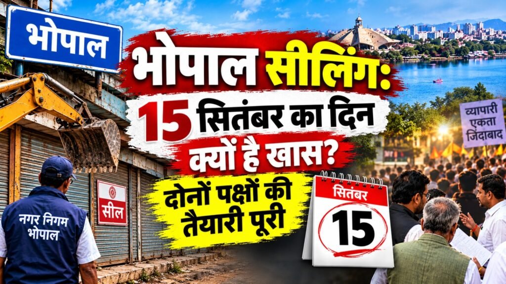 भोपाल सीलिंग: 15 सितंबर का दिन क्यों है खास? दोनों पक्षों की तैयारी पूरी     