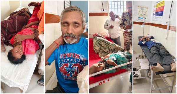 रतनगढ़ माता मंदिर से लौट रहे श्रद्धालुओं की ट्रैक्टर-ट्रॉली पलटी, 23 घायल