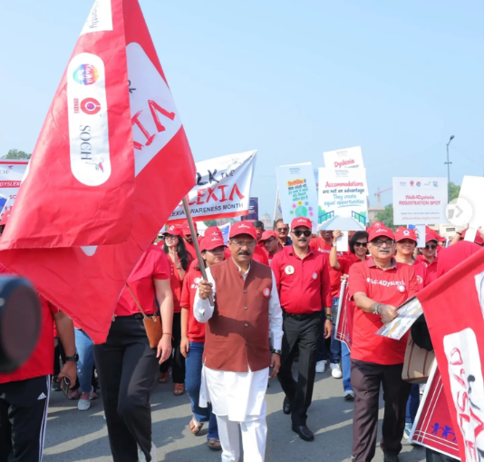 दिल्ली के कर्तव्य पथ पर ‘वॉक फॉर डिस्लेक्सिया’ का हुआ आयोजन