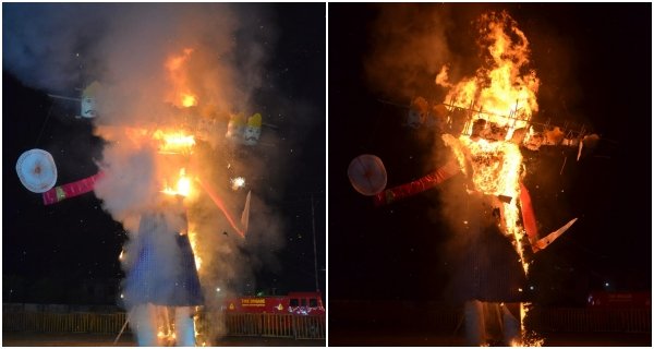 विजयादशमी पर असत्य पर सत्य की विजय का पर्व धूमधाम से संपन्न